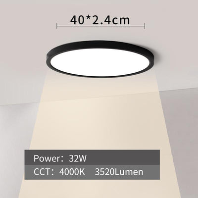 Black Shell LED Ceiling Light