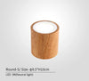 Corridor Small Round Wooden Ceiling Lamp