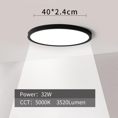 Black Shell LED Ceiling Light