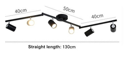 Black White Angle adjustable Spotlights Ceiling Lamp Lighting