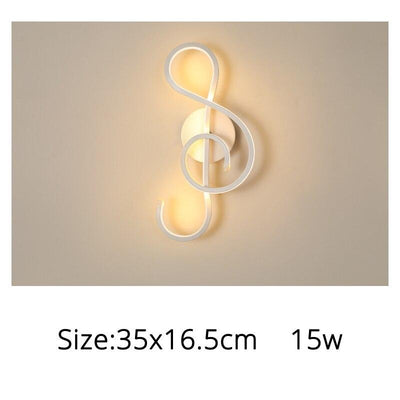 White Black Sconce Aluminum Corridor Decorate New Modern LED Wall Lamps