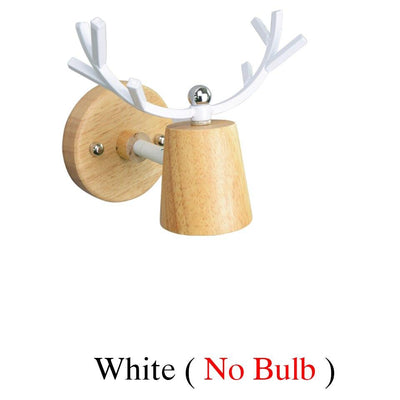 Nordic macaron antler modern Led indoor stair wall lamp fixture