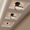 Round Double Ring Minimalist Porch Entrance Hall Balcony Led Ceiling Lamp