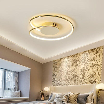 Chrome/Gold Plated Modern LED Ceiling Lamp Fixtures