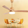 LED Wooden Ceiling Fans lamp For Living Room