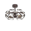 Nordic Invisible Fan lights Frequency Conversion Chandelier with Remote Control