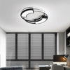 White Black balcony Round LED Ceiling Lamp