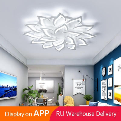 Lotus Ceiling Light | with remote control