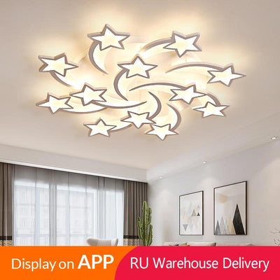 Modern Stars LED Chandelier IRALAN With remote App