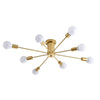 Retro spider Semi flush mount ceiling lamp fixture