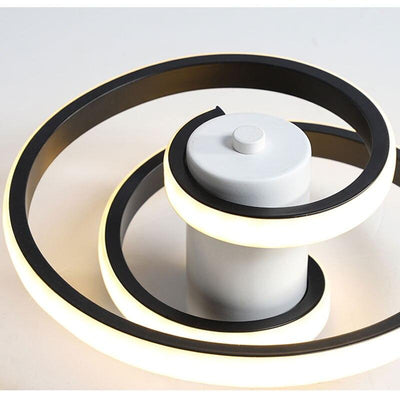 Black&White Corridor Metal Modern Ceiling Lamp