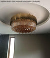 Luxury Gold Crystal Ceiling Light