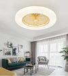 LED dimming remote control ceiling Fans lamp With Invisible Leaves