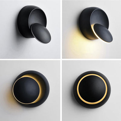 Deco Design Moon white black wall Lamp