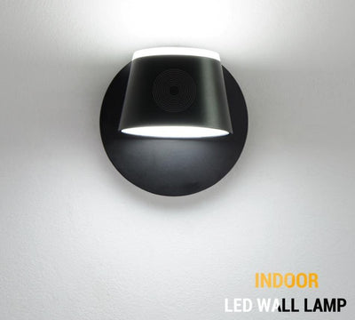 Led indoor wall lamps 8W bedroom bedside stair wall light fixture black white up and down lighting nordic modern wall sconce