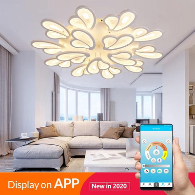 RC Modern LED Chandelier  Fixtures