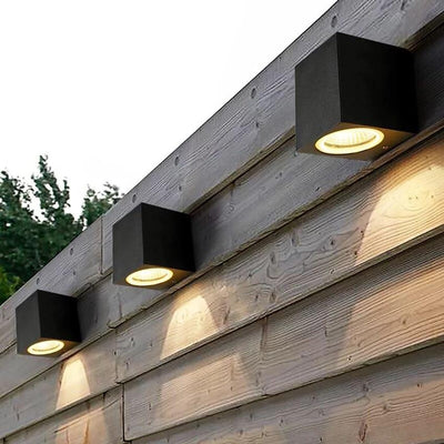 Outdoor Sconce Square Waterproof Wall Light