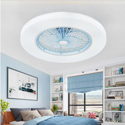 LED dimming remote control ceiling Fans lamp With Invisible Leaves