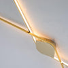 Aisle Chrome/Gold Plated Minimalist Modern LED Ceiling Lights