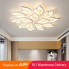 3-15 Blütenblätter Blumen Einzigartiges Design LEDs Kronleuchter Leuchten