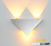 Led indoor bedside hallway wall lamp