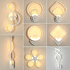 White Black Sconce Aluminum Corridor Decorate New Modern LED Wall Lamps 