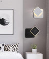 Square 360 degrees Rotatable Metal LED Wall Lamp