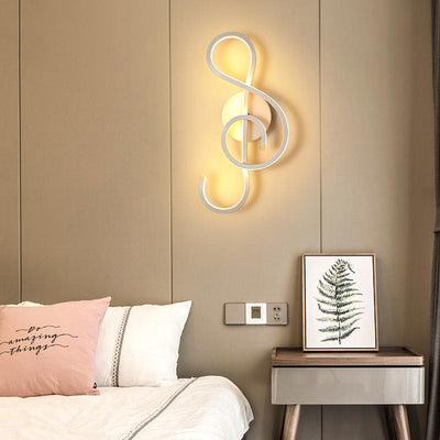 White Black Sconce Aluminum Corridor Decorate New Modern LED Wall Lamps