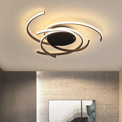 Matter Black Ideal Surface mounted modern led Ceiling Lights