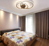 Modern White/Coffee Surface mounted Crop Circles Ceiling Lamp