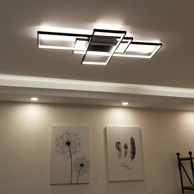 Modern Rectangle Unique LED Ceiling Lights Fixtures