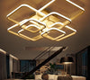 Rectangle Acrylic Aluminum Modern LED Ceiling Lamp Fixtures