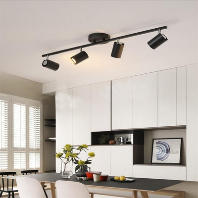 Black White Angle adjustable Spotlights Ceiling Lamp Lighting