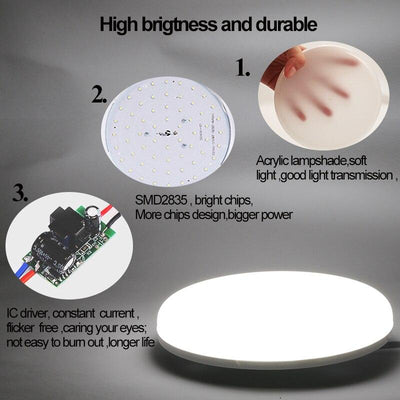 Surface Mounted Ultra Thin Hall LED Ceiling Lighting