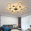 Modern remote LED chandelier lighting for living room