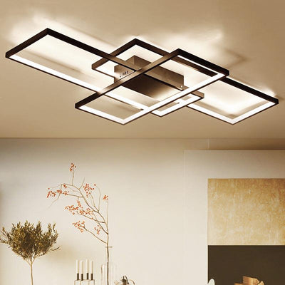 Modern Rectangle Unique LED Ceiling Lights Fixtures