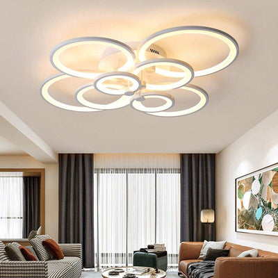 Double Glow Modern led chandelier for living room