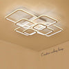 Lighting Garner - Square Circle Rings Avize Ceiling Chandelier Fixtures