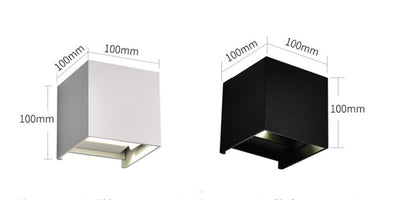 Modern Nordic Indoor & Outdoor Surface Mounted LED Wall Light