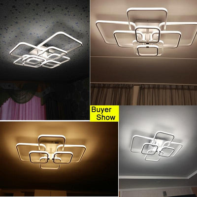 Smart LED Ceiling Lights Fixture - RC + App Control