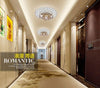 Creative LED Crystal ceiling lamp for Corridor