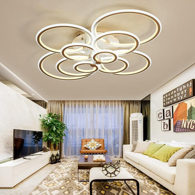 Lighting Garner - Double Glow Remote Controller Dimmable Ceiling Chandelier