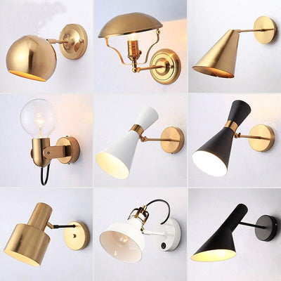 Nordic Simple Modern Aisle Corridor Golden Background Creative LED Wall Lamp