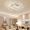 Lighting Garner - Square Circle Rings Avize Ceiling Chandelier Fixtures