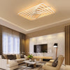 White Square LED remote control dimming ceiling lamp