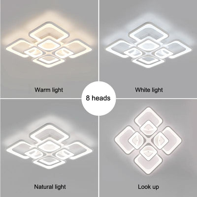 Creative Design square Modern LED Ceiling Chandelier