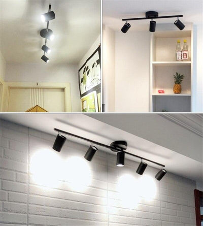 Black White Angle adjustable Spotlights Ceiling Lamp Lighting