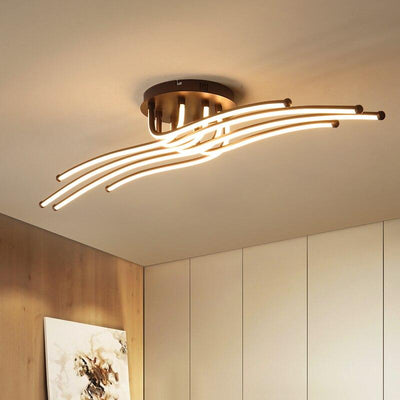 Creative Coffee Minimalism Ceiling Lamp For Living Room