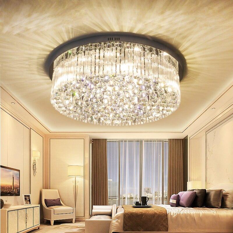 Luxury Hotel Villa Round ceiling crystal lamp