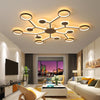 Modern remote LED chandelier lighting for living room